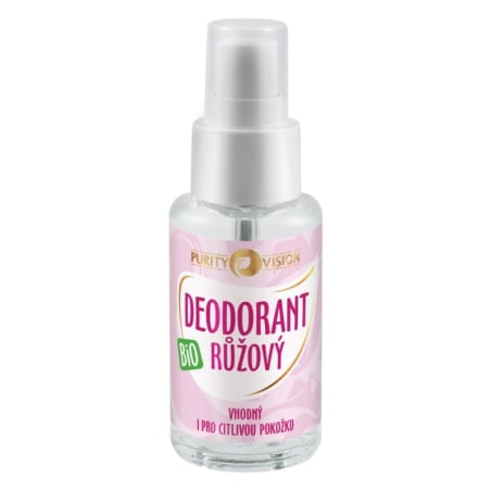 Bio Růžový deodorant ve spreji Purity Vision - 50 ml