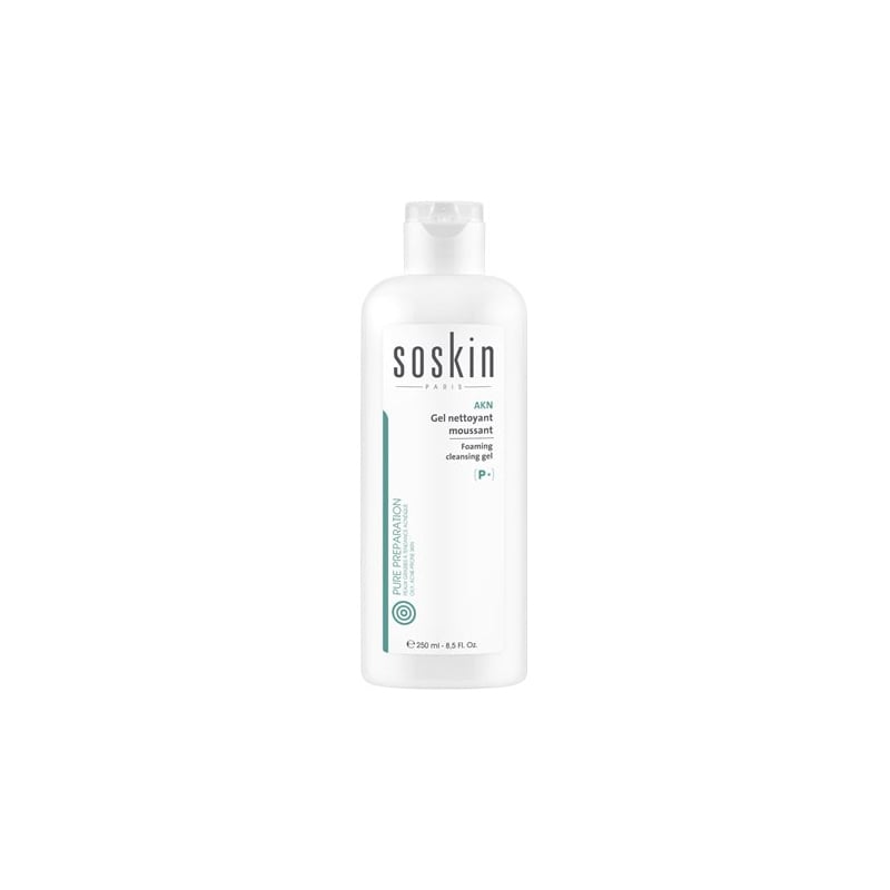 Čisticí gel pro pokožku náchylnou k akné (Foaming Cleansing Gel) Soskin Paris - 250 ml