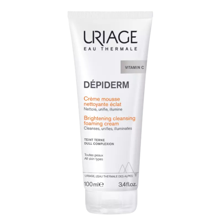 Čisticí pěna pro rozjasnění pleti Depiderm (Brightening Cleansing Foaming Cream) Uriage - 100 ml
