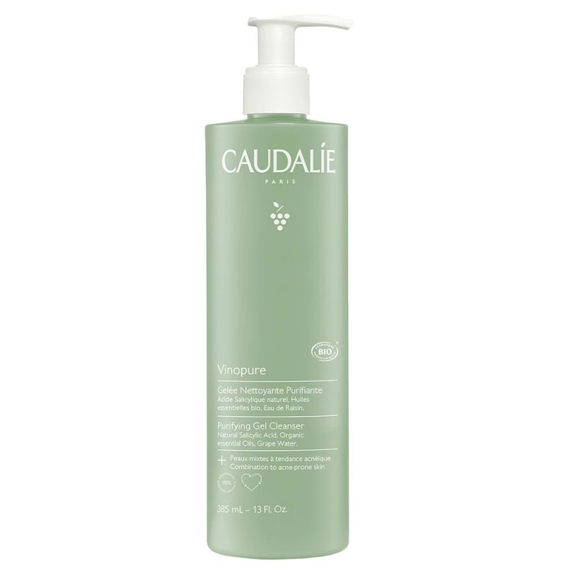 Čisticí pleťový gel Vinopure (Purifying Gel Cleanser) Caudalie - 385 ml Čisticí pleťový gel Vinopure (Purifying Gel Cleanser) Caudalie - 385 ml