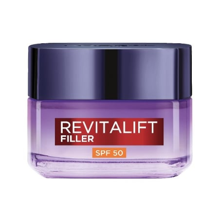 Denní krém proti stárnutí pleti SPF 50 Revitalift Filler (Anti-Wrinkle Cream) L'Oréal Paris - 50 ml