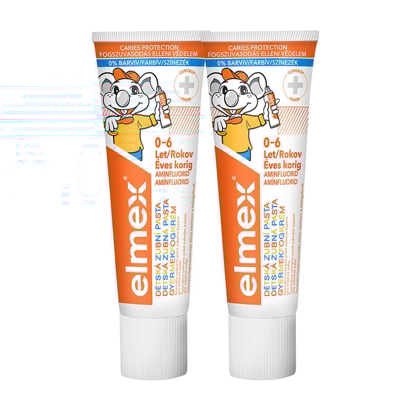 Dětská zubní pasta Kids Duopack Elmex - 2 x 50 ml Dětská zubní pasta Kids Duopack Elmex - 2 x 50 ml