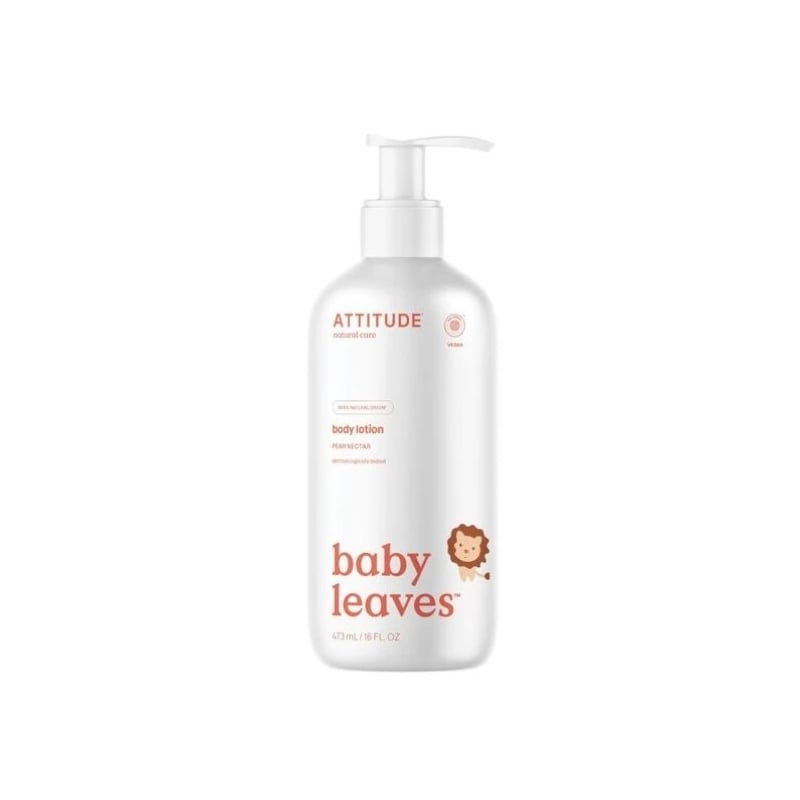 Dětské tělové mléko s vůní hruškové šťávy Baby Leaves (Body Lotion) Attitude - 473 ml Dětské tělové mléko s vůní hruškové šťávy Baby Leaves (Body Lotion) Attitude - 473 ml
