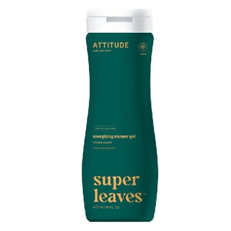 Energizující sprchový gel s výtažky pomerančových listů Super Leaves (Energizing Shower Gel) Attitude - 473 ml
