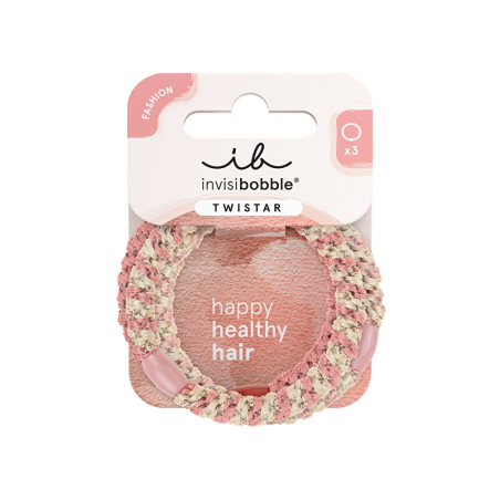 Gumička Twistar Blush Braids Invisibobble - 3 ks