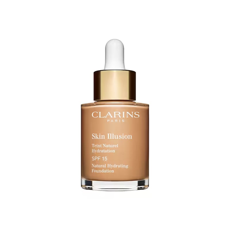 Hydratační make-up Skin Illusion SPF 15 (Natural Hydrating Foundation) Clarins / Odstín: 114 Cappuccino - 30 ml Hydratační make-up Skin Illusion SPF 15 (Natural Hydrating Foundation) Clarins / Odstín: 114 Cappuccino - 30 ml