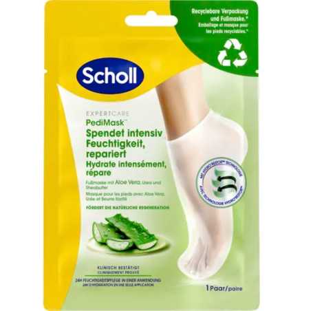 Hydratační maska na nohy s Aloe Vera PediMask™ (Foot Mask) 1 pár Scholl