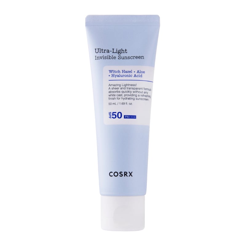 Hydratační pleťový krém na opalování SPF 50 Ultra Light (Invisible Sunscreen) COSRX - 50 ml Hydratační pleťový krém na opalování SPF 50 Ultra Light (Invisible Sunscreen) COSRX - 50 ml