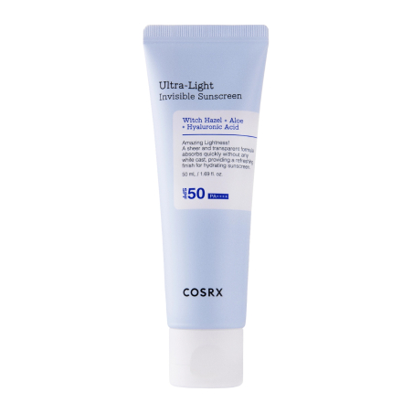 Hydratační pleťový krém na opalování SPF 50 Ultra Light (Invisible Sunscreen) COSRX - 50 ml