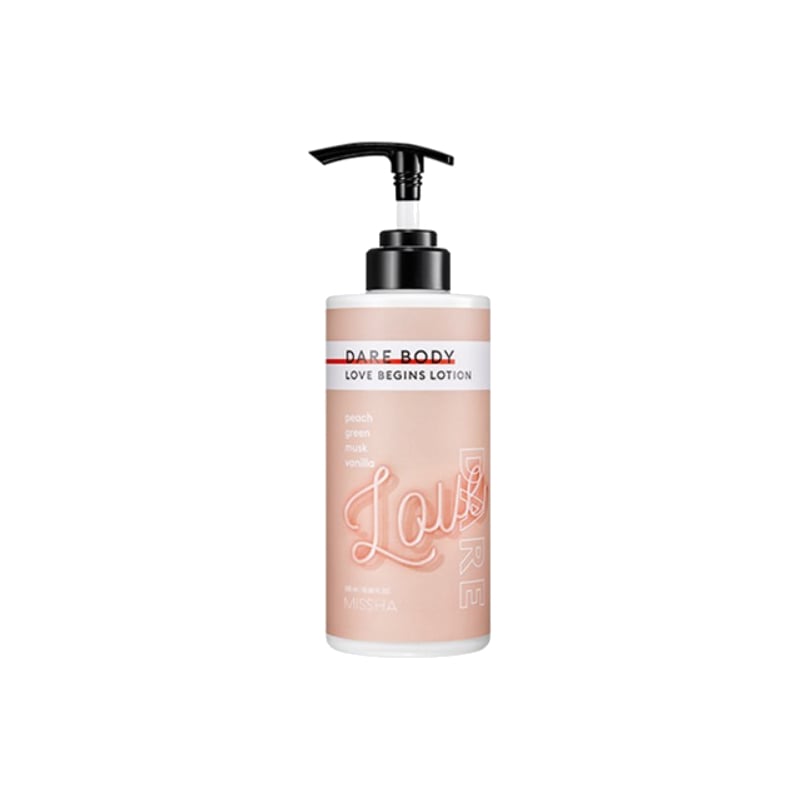 Hydratační tělové mléko Dare Body Love Begins (Body Lotion) Missha - 500 ml Hydratační tělové mléko Dare Body Love Begins (Body Lotion) Missha - 500 ml