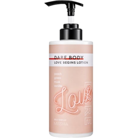 Hydratační tělové mléko Dare Body Love Begins (Body Lotion) Missha - 500 ml