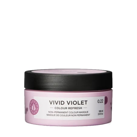 Jemná vyživující maska bez permanentních barevných pigmentů Vivid Violet (Colour Refresh Mask) Maria Nila - 100 ml