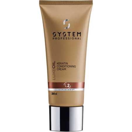 Kondicionér s keratinem LuxeOil (Keratin Conditioning Cream) System Professional - 200 ml