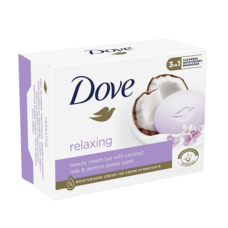 Krémová tableta Purely Pampering Kokosové mléko a jasmín Dove - 90 g Krémová tableta Purely Pampering Kokosové mléko a jasmín Dove - 90 g