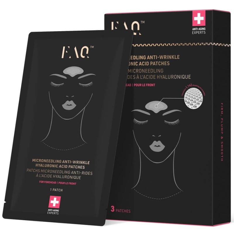 Mikrojehličkové náplasti na čelo proti vráskám s kyselinou hyaluronovou FAQ FOREO - 3 ks Mikrojehličkové náplasti na čelo proti vráskám s kyselinou hyaluronovou FAQ FOREO - 3 ks