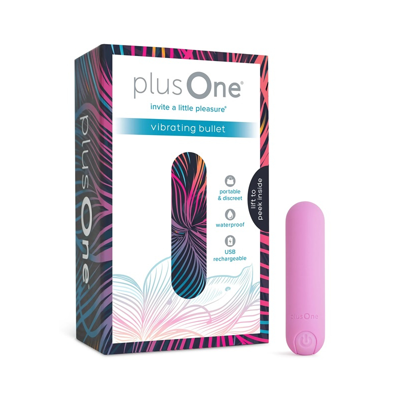 Mini vibrátor růžový PlusOne Mini vibrátor růžový PlusOne