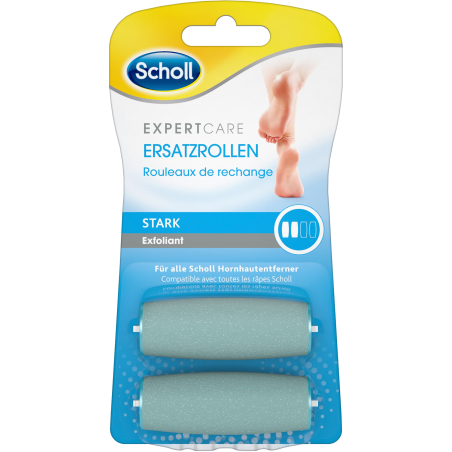 Náhradní hlavice do elektrického pilníku Velvet Smooth Středně drsná s mořskými minerály Scholl - 2 ks