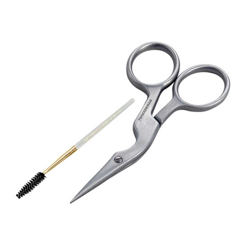 Nůžky a kartáček na obočí Brow Shaping Scissors & Brush Stainless Steel Tweezerman Nůžky a kartáček na obočí Brow Shaping Scissors & Brush Stainless Steel Tweezerman