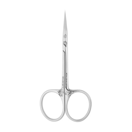 Nůžky na nehtovou kůžičku se zahnutou špičkou Exclusive 21 Type 1 Magnolia (Professional Cuticle Scissors with Hook) STALEKS