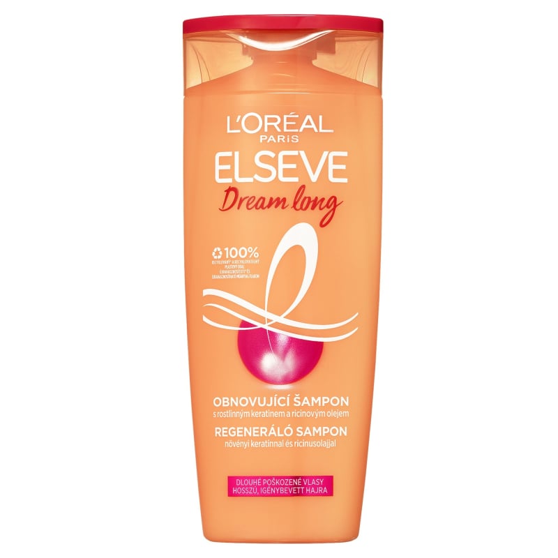 Obnovující šampon pro poškozené dlouhé vlasy Elseve Dream Long (Shampoo) L'Oréal Paris - 700 ml Obnovující šampon pro poškozené dlouhé vlasy Elseve Dream Long (Shampoo) L'Oréal Paris - 700 ml
