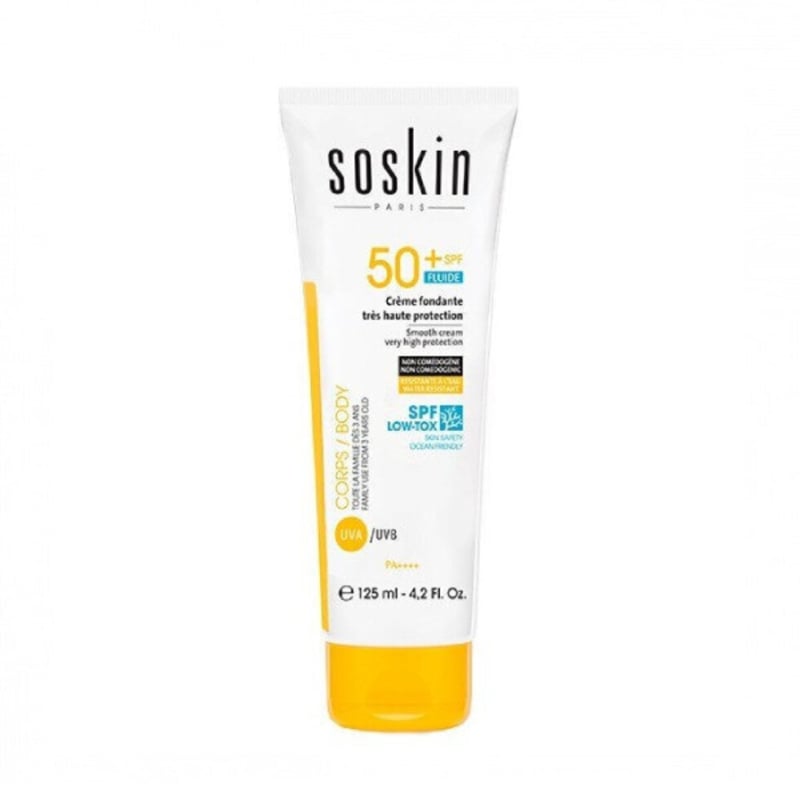 Ochranný krém na obličej a tělo SPF 50+ (Smooth Cream) Soskin Paris - 125 ml Ochranný krém na obličej a tělo SPF 50+ (Smooth Cream) Soskin Paris - 125 ml