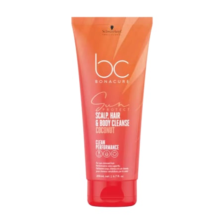 Ochranný šampon 3v1 Bonacure Sun Protect (Scalp, Hair & Body Cleanse) Schwarzkopf Professional - 200 ml