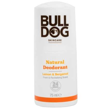 Přírodní kuličkový deodorant (Natural Deodorant Lemon & Bergamot Fresh & Revitalising Scent) Bulldog - 75 ml
