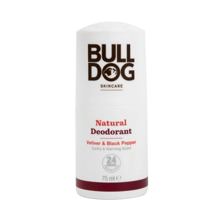 Přírodní kuličkový deodorant Vetiver & Black Pepper (Natural Deodorant) Bulldog - 75 ml