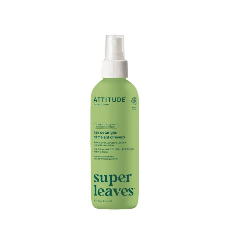 Přírodní vyživující sprej na rozčesávání vlasů Super Leaves (Hair Detangler) Attitude - 240 ml Přírodní vyživující sprej na rozčesávání vlasů Super Leaves (Hair Detangler) Attitude - 240 ml