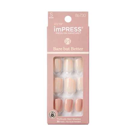 Samolepící nehty imPRESS BBB Nail Simple Pleasure KISS - 30 ks