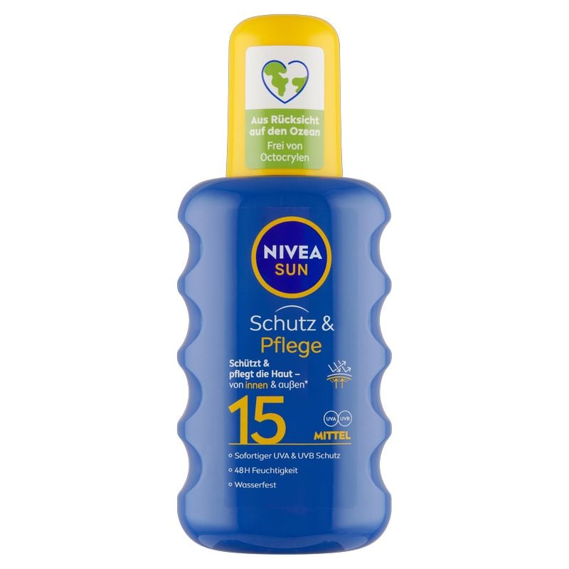 Sprej na opalování SPF 15 Sun (Moisturising Sun Spray) Nivea - 200 ml Sprej na opalování SPF 15 Sun (Moisturising Sun Spray) Nivea - 200 ml