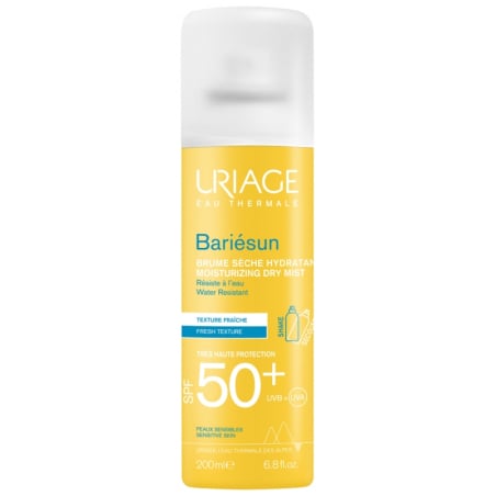 Sprej na opalování SPF 50+ Bariesun (Dry Mist) Uriage - 200 ml