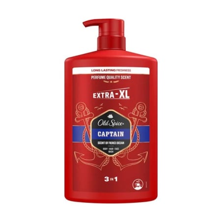 Sprchový gel pro muže Captain (Body-Hair-Face Wash) Old Spice - 1000 ml