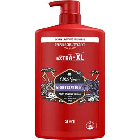 Sprchový gel pro muže NightPanther (Body-Hair-Face Wash) Old Spice - 1000 ml