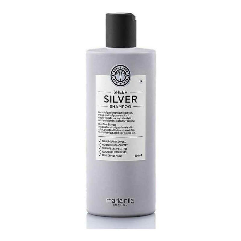 Šampon neutralizující žluté tóny vlasů Sheer Silver (Shampoo) Maria Nila - 350 ml Šampon neutralizující žluté tóny vlasů Sheer Silver (Shampoo) Maria Nila - 350 ml