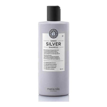 Šampon neutralizující žluté tóny vlasů Sheer Silver (Shampoo) Maria Nila - 350 ml