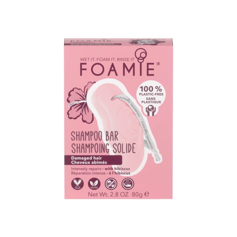 Šampon pro poškozené vlasy Hibiskiss (Shampoo Bar) Foamie - 80 g Šampon pro poškozené vlasy Hibiskiss (Shampoo Bar) Foamie - 80 g
