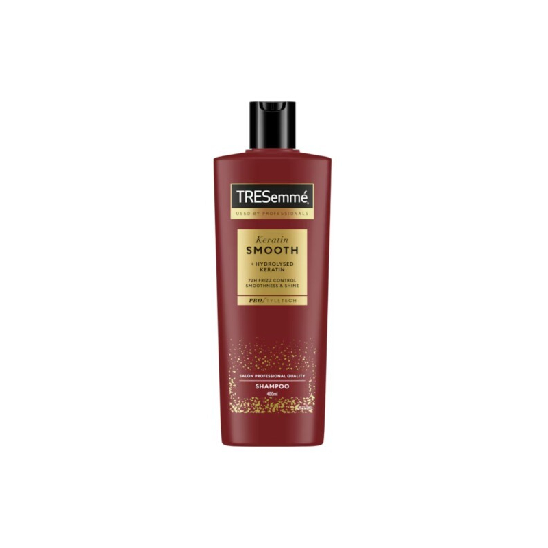 Šampon s keratinem pro hladké vlasy bez krepatění Keratin (Smooth Shampoo) TRESemmé - 400 ml Šampon s keratinem pro hladké vlasy bez krepatění Keratin (Smooth Shampoo) TRESemmé - 400 ml