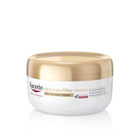 Tělový krém s anti-age účinkem Hyaluron-Filler+Elasticity (Anti-Age Body Cream) Eucerin - 200 ml