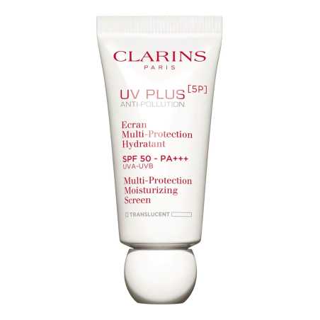 Víceúčelová ochranná emulze SPF 50 UV Plus Anti-pollution (Multi Protection Moisturizing Screen) Clarins / Odstín: Rose - 30 ml