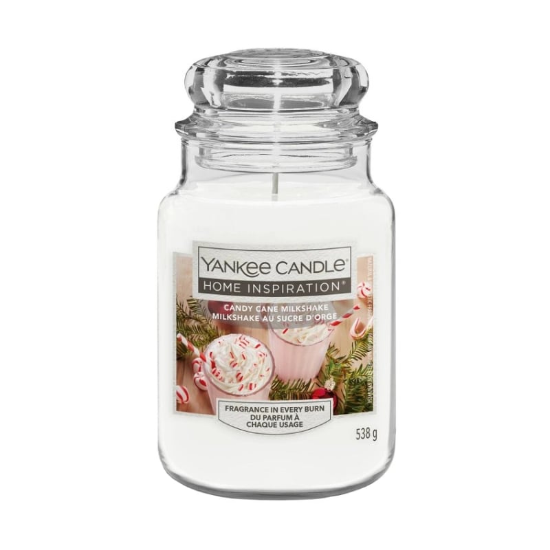 Vonná svíčka Home Inspiration velká Candy Cane Milkshake Yankee Candle - 538 g Vonná svíčka Home Inspiration velká Candy Cane Milkshake Yankee Candle - 538 g