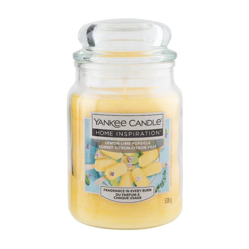 Vonná svíčka Home Inspiration velká Lemon Lime Popsicle Yankee Candle - 538 g Vonná svíčka Home Inspiration velká Lemon Lime Popsicle Yankee Candle - 538 g
