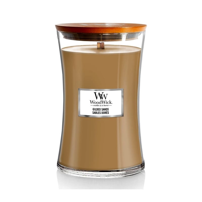 Vonná svíčka váza Gilded Sands WoodWick - 609,5 g