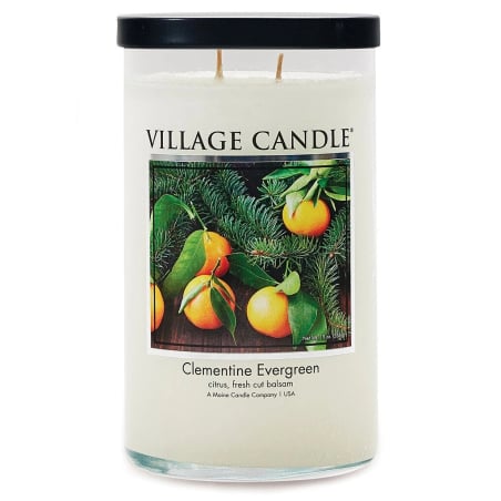 Vonná svíčka ve skle Clementine Evergreen Village Candle - 538 g