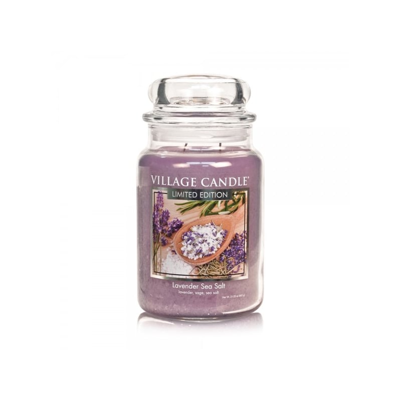 Vonná svíčka ve skle Lavender Sea Salt Village Candle - 602 g Vonná svíčka ve skle Lavender Sea Salt Village Candle - 602 g