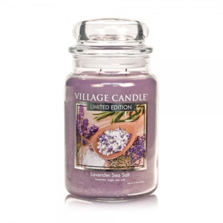 Vonná svíčka ve skle Lavender Sea Salt Village Candle - 602 g