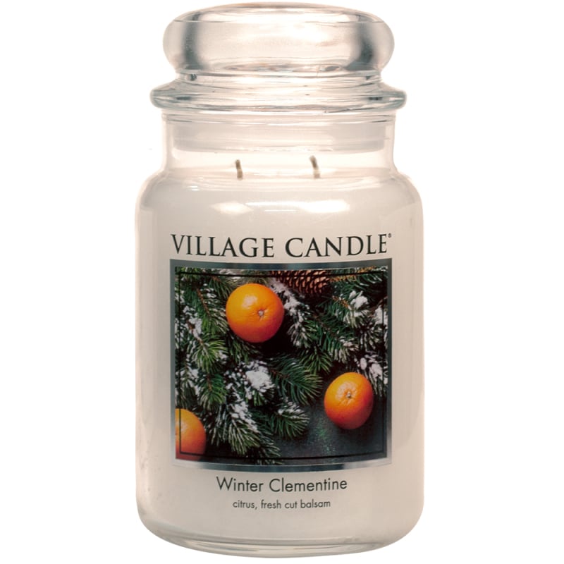 Vonná svíčka ve skle Winter Clementine Village Candle - 602 g Vonná svíčka ve skle Winter Clementine Village Candle - 602 g