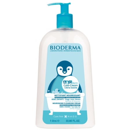 Vyživující čisticí krém ABCDerm (Nourishing Cleansing Cream) Bioderma - 1000 ml