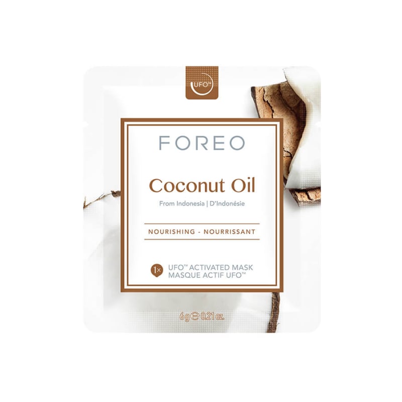 Vyživující pleťová maska Coconut Oil (Nourishing Mask) FOREO - 6 x 6 g Vyživující pleťová maska Coconut Oil (Nourishing Mask) FOREO - 6 x 6 g