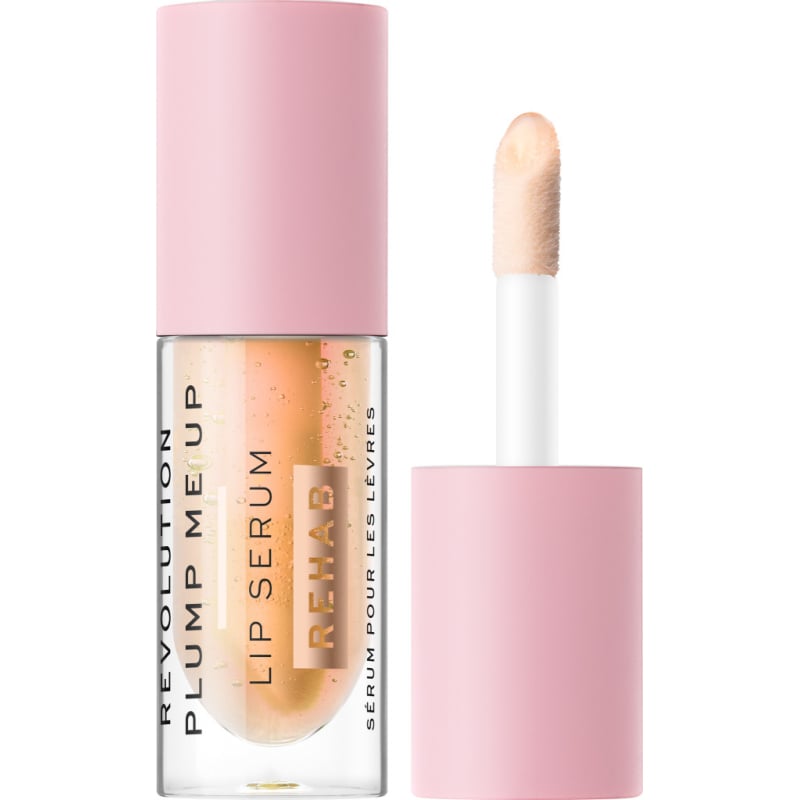 Vyživující sérum na rty Rehab Plump Me Up Orange Glaze (Lip Serum) Revolution - 4,6 ml Vyživující sérum na rty Rehab Plump Me Up Orange Glaze (Lip Serum) Revolution - 4,6 ml